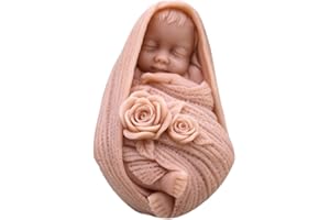 Grainrain Baby Silicone Soap Bar Mold DIY Homemade Vehicle Ornament Candle Resin Mold (12221)