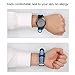 Universal 18mm 20mm 22mm 24mm Width Silicone Watch Band Replacement, Quick Release Rubber Watch Bands for Men & Women (20mm, Blue)