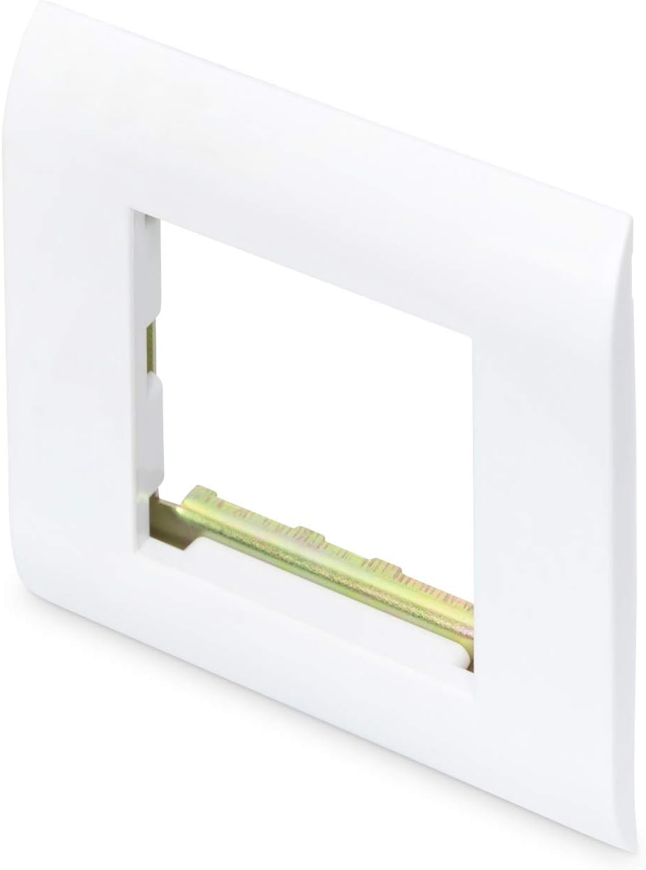 Digitus DN-93802-5-SH - Frame for Keystone and Multimedia Modules - 80 x 80 mm - for installation in cable ducts - White - Image 3