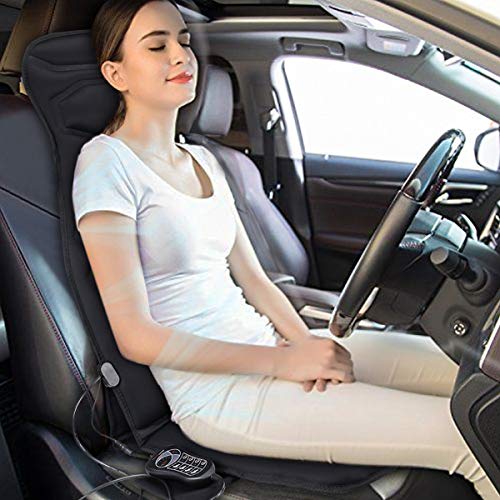 Relief Expert Car Seat Back Massager Chair Pad with 10 Motors, Heat, 5 Modes for Car, Home, Office - Thumbnail 6