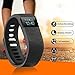 NewYouDirect Fitness Tracker Smart Watch Smart Band Activity Tracker Wireless Bluetooth Sleep Monitor Wristband Running Pedometer Exercise for Android 4.3 iOS 7.0 (Black)