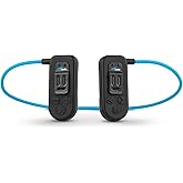 H2O Audio Sonar 2 PRO Waterproof Bone Conduction Headphones for Swimming – Open-Ear Underwater IPX8 Waterproof Headphones - MP3 Player with Playlist+ App for Bluetooth Streaming - 10 Hour Battery Life