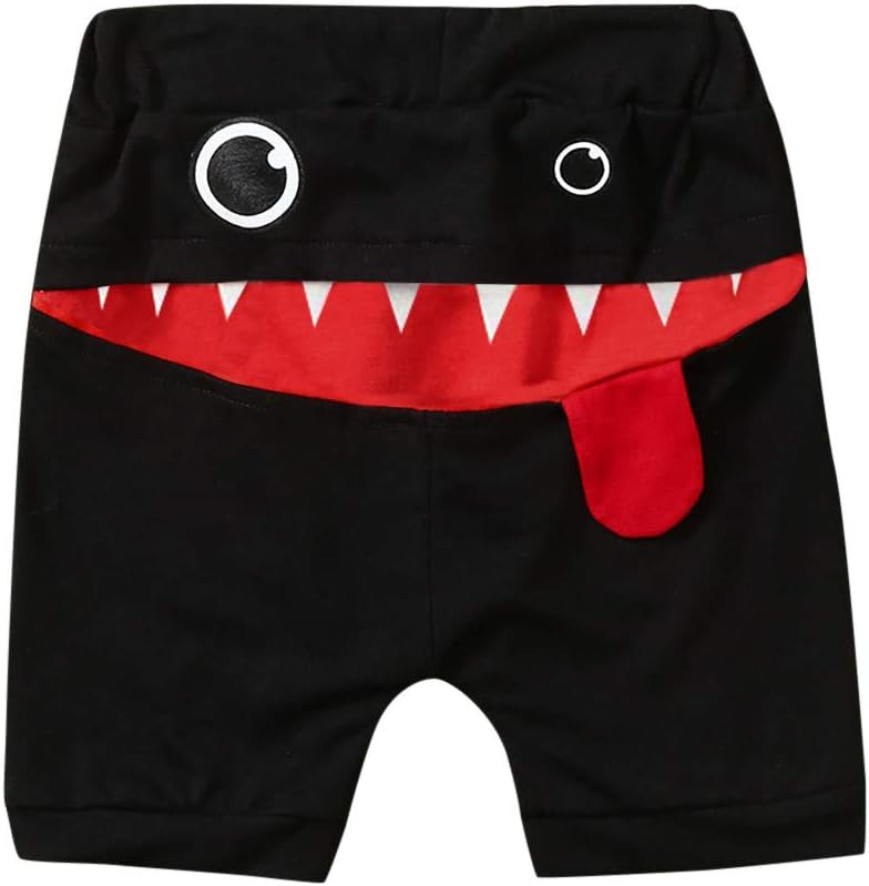 Xisheep Baby Outfits Toddler Children Kid Boys&Girls Cartoon Tongue Harem Shorts Trousers Shorts