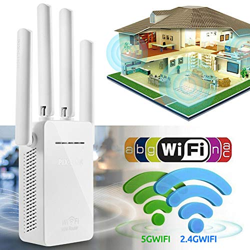 Auveach-Repetidor-WiFi-inalambrico-300-Mbps-WiFi-Router-Long-Range-4-modos-RepeaterRouterAccess-Point-Amplificador-de-senal-Wi-Fi-4-antenas-externas-2-puertos-Ethernet