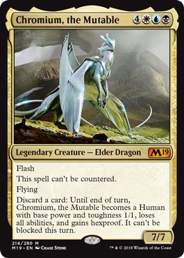 Magic: The Gathering - Chromium, the Mutable - Core Set 2019