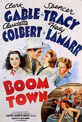 Amazon.com: Boom Town POSTER Movie (27 x 40 Inches - 69cm x 102cm) (1940):  Posters & Prints