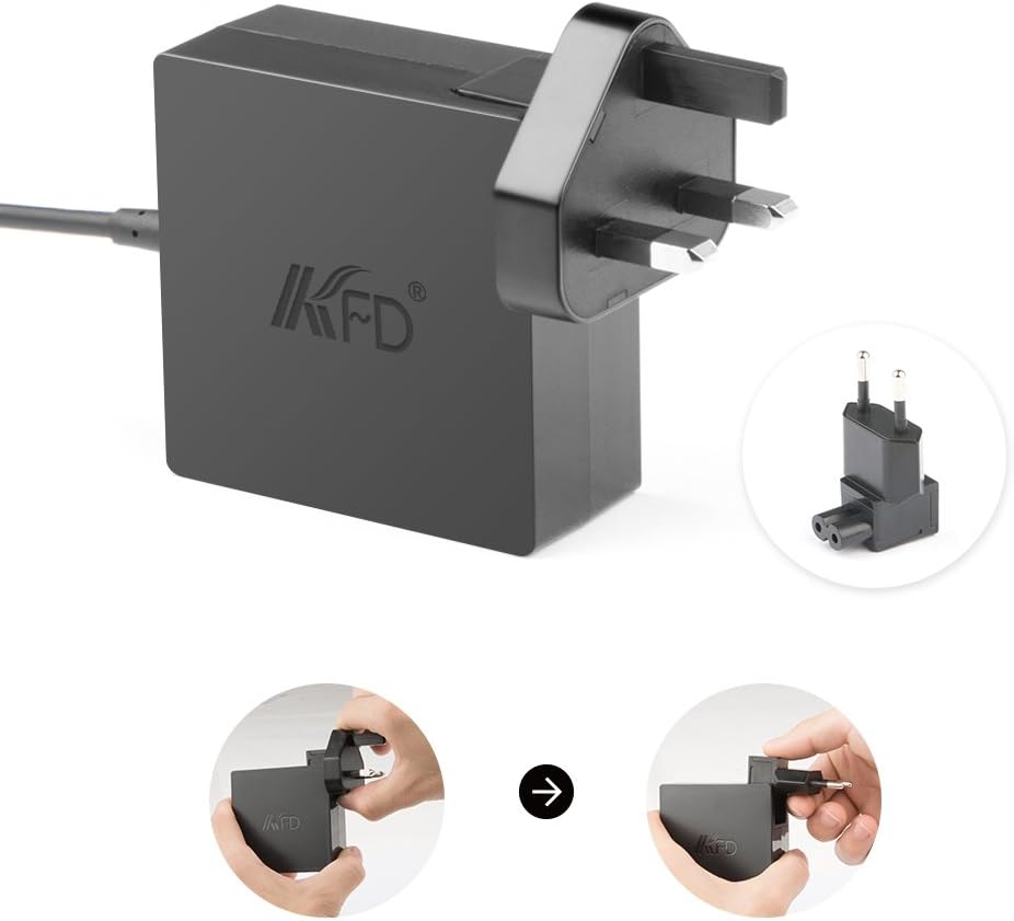 KFD 19V 3.42A 65W Laptop Charger for ASUS VivoBook X515JA X512DA X412DA X512FA UX463 X540SA X541NA M509DA X540UA L402SA E406SA M413DA E203MA UX401UA UX430UA UX331UA TP401CA X415JA AC Power Adapter - Image 3