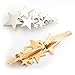 QTMY 2 PCS Metal Stars Hairpin Hair Clips Hair Accessories