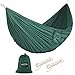 G4Free Portable Hammock - Lightweight Pure Color Nylon Fabric Parachute Hammock For outdoor Camping, Hiking,Travel, Hammock Ropes & Steel Carabiners included