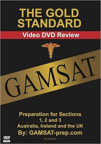 Buy The Gold Standard Gamsat Preparation For Section 1 2 And 3 Book Online At Low Prices In India The Gold Standard Gamsat Preparation For Section 1 2 And 3 Reviews Ratings Amazon In