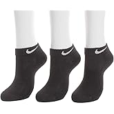 Nike Unisex Adult Everyday Cushioned Training No-Show Socks (3 Pairs)