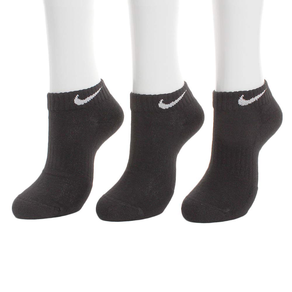 Photo 1 of *Missing Parts - Check clerk notes*
Nike Unisex Everyday Cushioned Training Low Socks (3 Pairs), Black/White, Medium