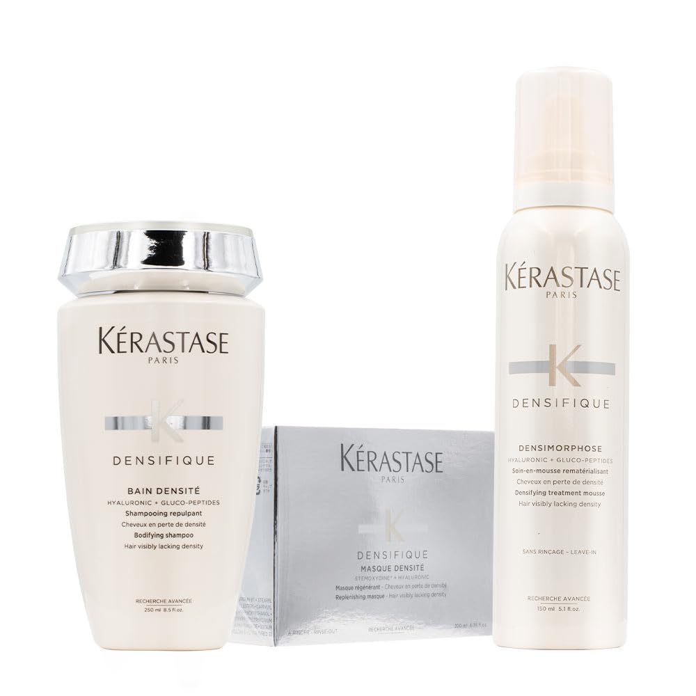 Kerastase Densifique Shampoo 250ml Mask 200ml Mousse 150ml