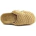 Vionic Women's Adilyn Slipper- Ladies Adjustable Slippers with Concealed Orthotic Arch Support Tan 8 Medium US