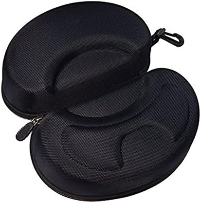 Black Ski Goggle Case Hard Protective Carrying Case Box, Amnzone