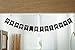 Happy Birthday Banner Bunting Laser Cut Felt 60 inches wide - Black & White