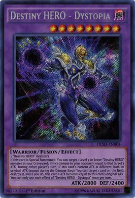 YU-GI-OH! / Destiny Hero - Dystopia (Secret) / Destiny Soldiers(DESO-EN004) / A English Single Individual Card