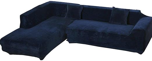 Amazon Com Womaco Velvet Plush L Shape Sofa Covers Sectional Sofa