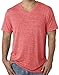 Yoga Clothing For You Mens Tri Blend V-neck Tee Shirt