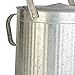 2 Gallon Vintage Galvanized Watering Can with Wood Handle