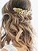Yean Bride Wedding Hair Comb Leaf Hair Piece Bridal Hair Accessories for Women and Girls (Gold)