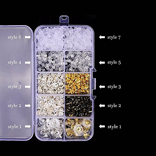 2 Earring+backings+Supla+earring+Butterfly