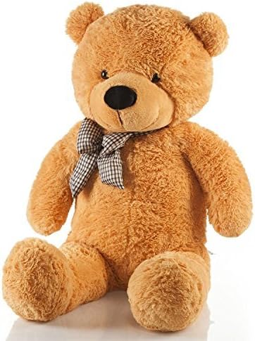 CICINeeo Excellent New Year, Stuffed Toy Animals Dolls,Cute Huge Soft Plush Light Brown Teddy Bear,cuddly toys bear Pillow bear(40")