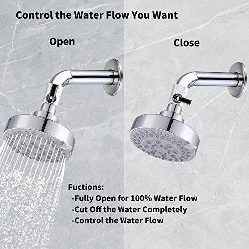 WEYA Shower Head Shut Off Valve 316 Stainless Steel Mini Ball Valve (1/