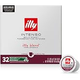 illy Coffee K Cup Pods, Intenso Dark Roast, 32 Count, 1 Pack | Keurig Coffee Pods &amp; Capsules, 100% Arabica, Premium Italian Coffee