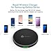 iClever Fast Wireless Charger Qi Certified Wireless Charging Pad, 10W Fast Charging for Samsung Galaxy S9/S9 Plus/S8/S8 Plus/S7/S7 Edge/Note 8, 7.5W for iPhone XR/XS/X/8/8 Plus