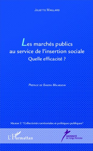 Les  marchés publics au service de l'insertion sociale