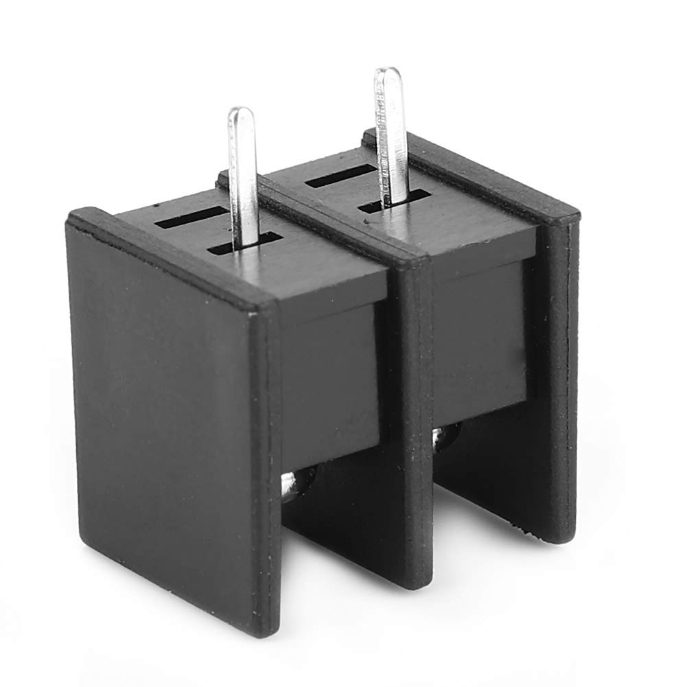 Alvinlite 50Pcs 7.62mm Pitch 2 Pin Circuit Board Wiring Barrier Terminal Blocks Electrical Connector Terminal Block