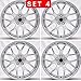 New 19 Inch x 9.5 Wheels Rims M3 CSL Style Hyper Silver Compatible With BMW F30 3 SERIES 328 335 320 XDRIV Set Of 4