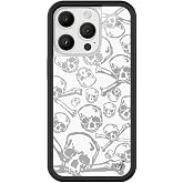 Wildflower Cases - iPhone 16 Pro Compatible - Skull Girl | Impact-Certified 6.5 ft Drop Protection Case, Raised Protective Bumper, Cute Aesthetic Design, Women-Owned Small Business