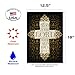 Toland Home Garden 119274 Cross Christian Flag 12x18 Inch Double Sided for Outdoor Cross House Yard Decoration