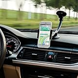 Car Mount Aphse Long Arm Windshield Dashboard Car Mount Holder Cradle Clamp Stability&Phone Protection Fits 3.5