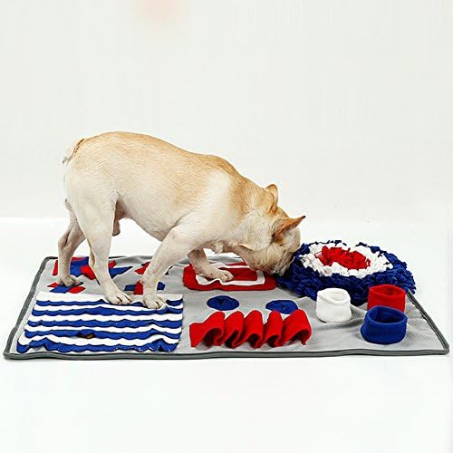 Midsummer Dog Snuffle Mat - Anti-slip Dog Nosework Mat Soft Dog Slow Feeder for Dogs