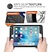 MoKo Case Fit iPad Mini 4 - Silicone + Black Hard Polycarbonate Protector Cover Case with Foldable Stand & Built-in Screen Protector/Bumpers Fit Apple iPad Mini 4 2015 Tablet, Black