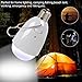 NING ZE XIN Solar Light Bulb with Solar Panel Multi-Functional Waterproof Rechargeable Remote Control Dimmable Hanging Lamp Tent Light Protable Lighting for Home, Camping, Power Outage, Emergency