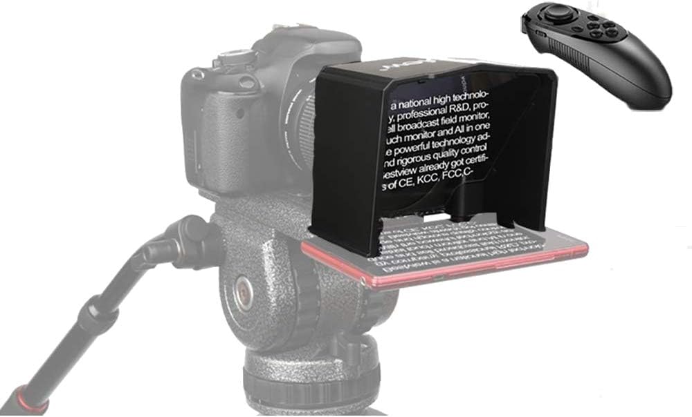 Bestview Smartphone Teleprompter for Canon Nikon Sony Camera Photo Studio DSLR for Youtube Interview Teleprompter Video Camera