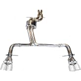 AWE Tuning Audi B8.5 S4 3.0T Track Edition Exhaust - Chrome Silver Tips (102mm) - 3020-42026