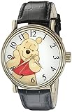 Disney Winnie the Pooh Men's W002363 Winnie the Pooh Watch with Black Band