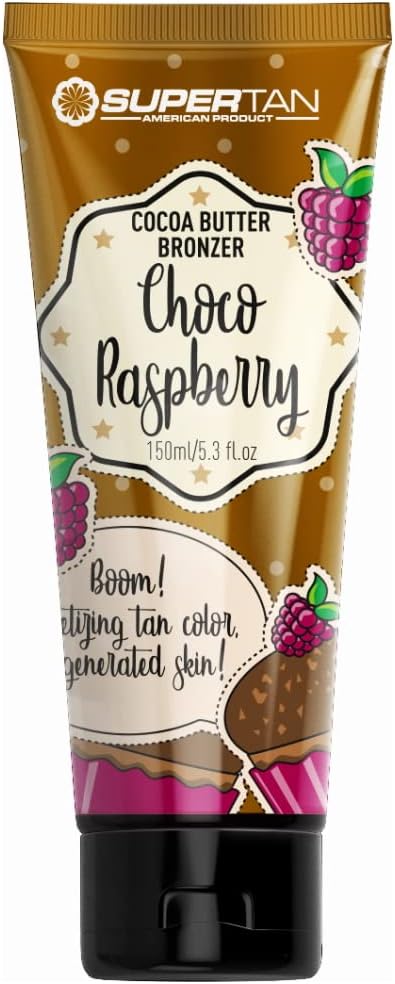 Supertan Choco Raspberry Cocoa Butter Bronzer 150ml Tanning Lotion