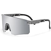 QUSBOI Two Sizes Cycling Polarized Baseball Sunglasses For Adults and Youth Boys Girls Kids UV400 Men Women Sports Glasses