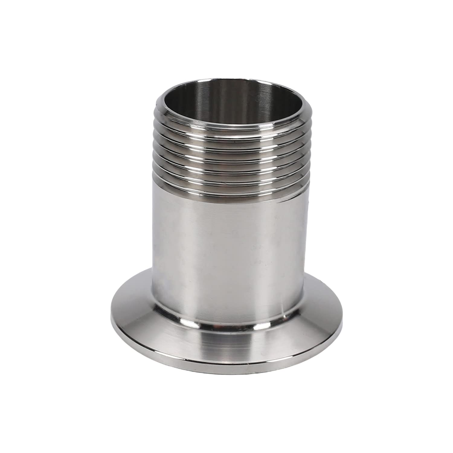 Othmro 1-inch NPT Male Threaded Pipe Fitting to CLAMP (OD 50.5mm Ferrule) 2 Pcs