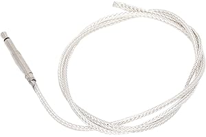 DEMERAS Acoustic Guitar Pickup Stick, 2.5 Audio Plug Metal Soft Strip Piezo Bridge Pickup Perfect Reproduction Easy To Use for Guitarist for Bass