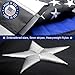 VSVO Thin Blue Line Flag 3x5 ft - Embroidered Stars - Sewn Stripes - Brass Grommets - Black White and Blue American Police Flag Honoring Law Enforcement Officers.