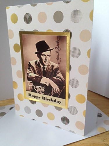HANDMADE Greetings FRANK SINATRA SINGER CROONER BLUE EYES, Happy birthday, Congratulations Thank you Anniversary notelet