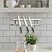 ECO KITCHEN 12 Inch Stainless Steel Magnetic Knife Holder - Magnetic Knife Strip with 4 Hooks - Knife Rack/Knife Bar for Kitchen Utensils and Cooking Sets - Save Your Space Now!