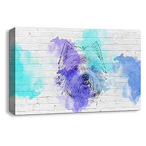 Canvas Wall Art Abstract Ink Animals...